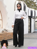 شلوار فول بگ پارچه مازراتی دابل